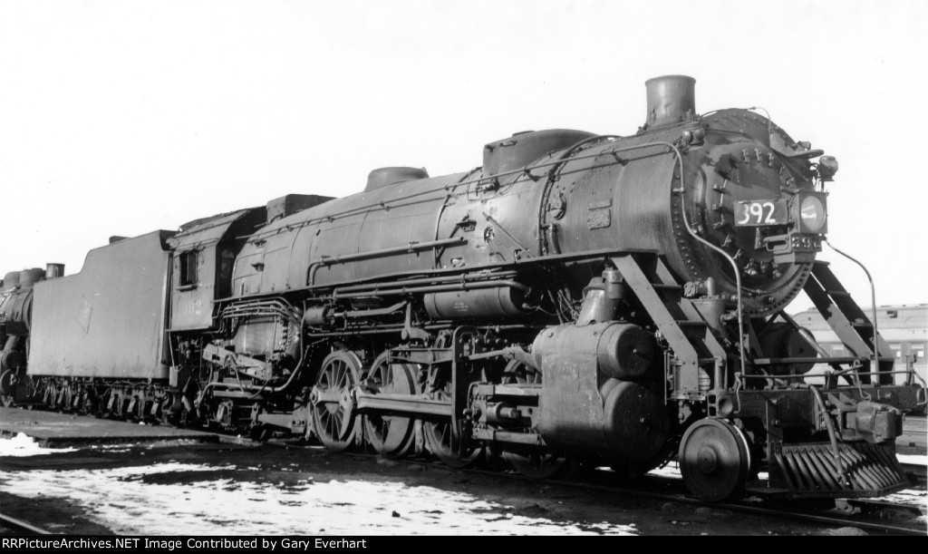 MILW 2-8-2 #392 - Milwaukee Road